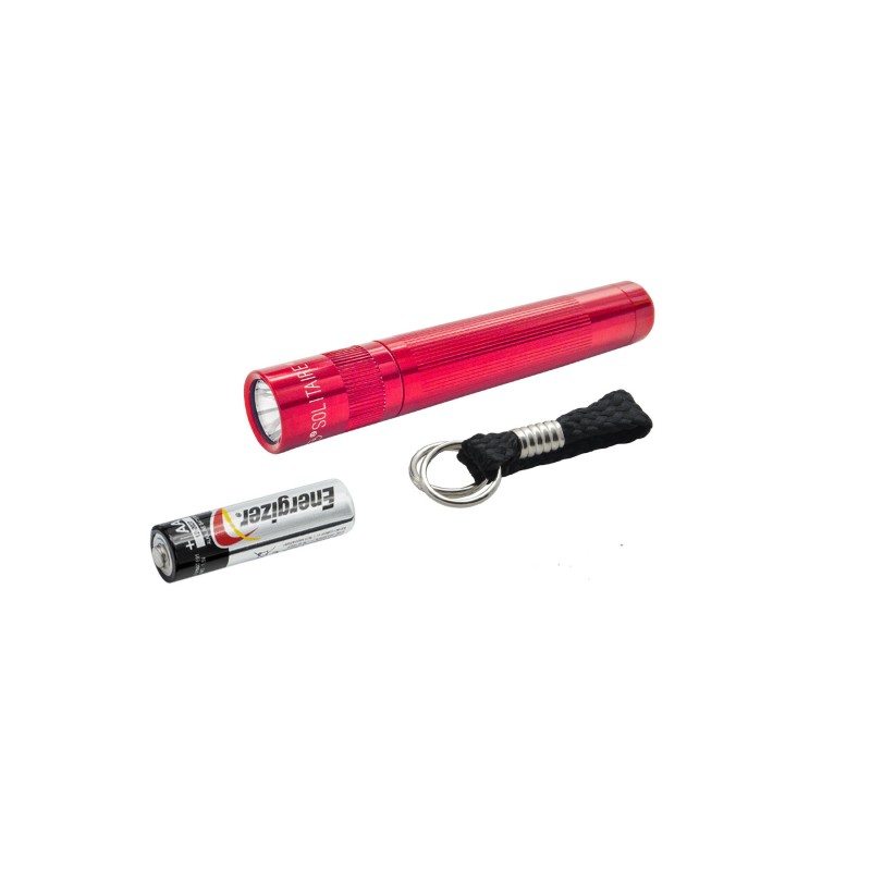 Maglite Lampe Torche Solitaire coloris rouge