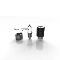 FranceOutdoor Litt Mise à niveau LED Maglite Ultimate 505 Lumens (2-6 piles) - Image 3