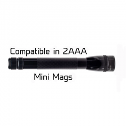 FranceOutdoor Litt Ampoule LED Mini 2AAA Maglite 130 Lumen + Réflecteur - Image 4