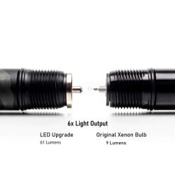 FranceOutdoor Litt Mise à niveau LED pour Maglite Mini - 61 Lumens 2 AAA - Image 3