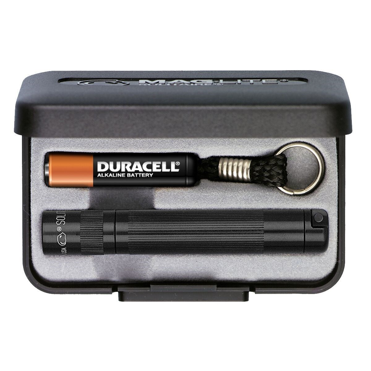 Maglite Lampe torche Solitaire coloris noir en coffret cadeau