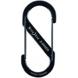 Nite Ize Lot de 4 Mousquetons Noir pour objet jusqu'à 45 kg - Image 2
