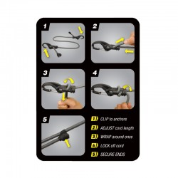 Nite Ize Lot de 3 Tendeurs réglable KnotBone - Extension de 25 à 122 cm - Image 8