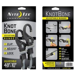 Nite Ize Lot de 3 Tendeurs réglable KnotBone - Extension de 25 à 122 cm - Image 2