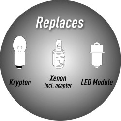 LiteXpress Module LED - 2 modes 55 / 525 lumens - pour lampes torche Maglite de 3 à 6 piles Type C ou D - Image 6